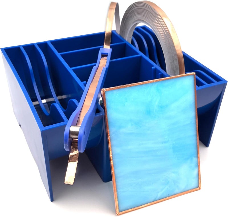 ARTKINGTO Copper Foil Hand Foiler and Foil Dispenser Kits (Dispenser Blue) - Image 4